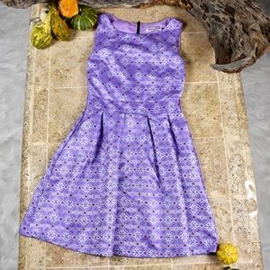 Sunny Girl Moroccan purple print dress
